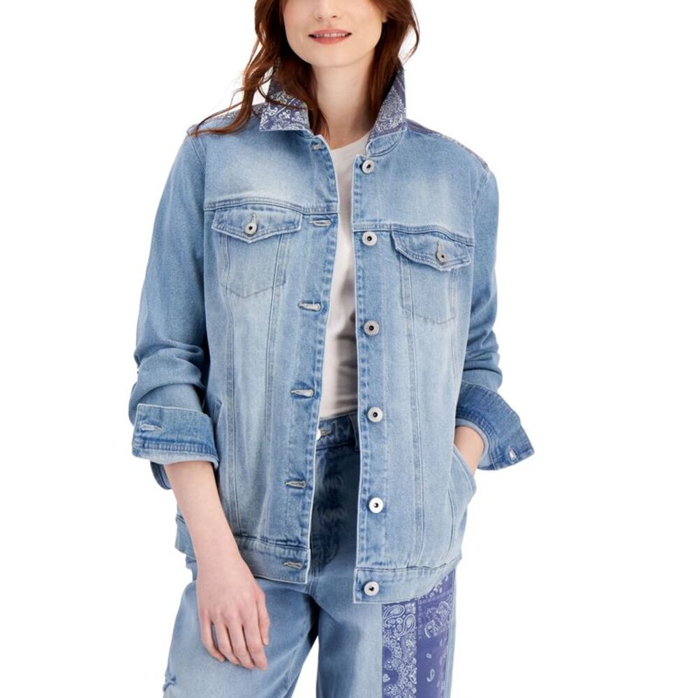 Style & Co Denim Trucker Jacket
